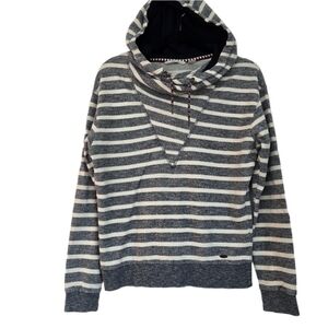 O'Neill Pullover Long‎ Sleeve Hoodie Men's Small, LIGHT GREY, stripes